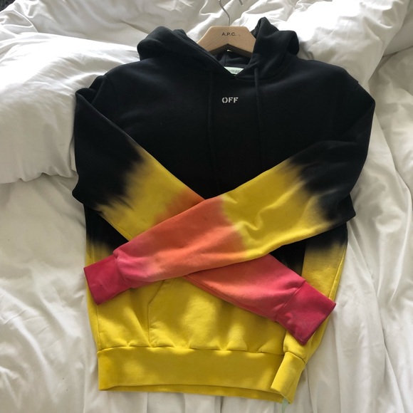 sold on tradesy🌈off white tie dye sweater🌈 - Picture 5 of 8